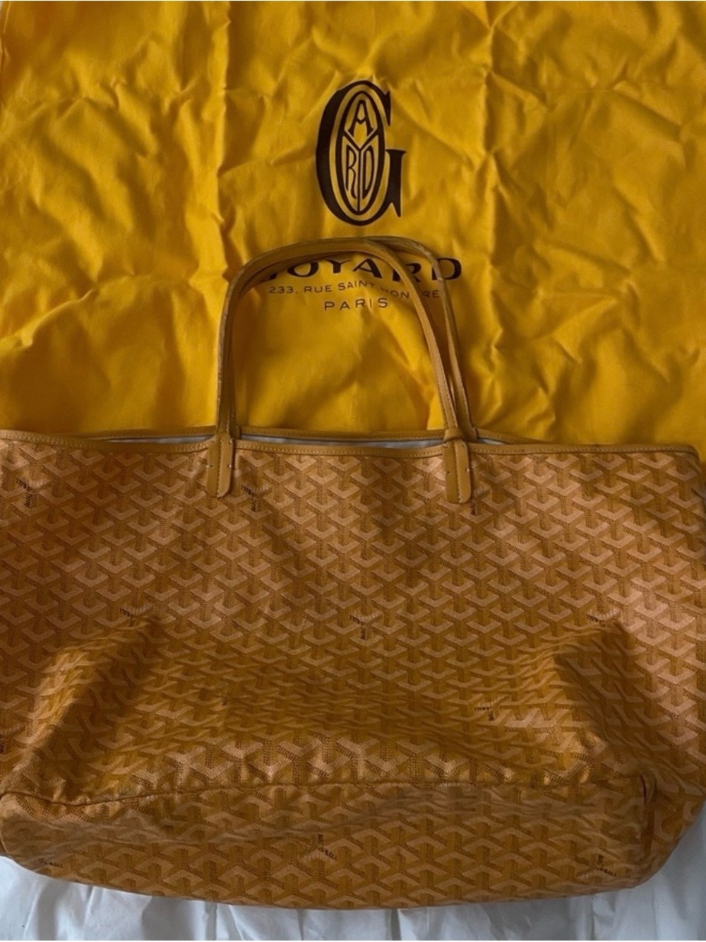 Goyard Goyardine GM Canvas Tote